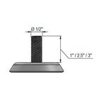 Kit 6 Rodízios Anti Risco Móveis 5" 128mm 450kg Sem Freio - C