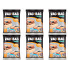 Kit 6 Saco Para Armazenagem A Vácuo Vac Bag Impermeável Para