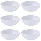 Kit 6 Saladeiras Triangulares 2,5l Tigela De Plástico Branca