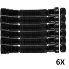 Kit 6 Sifão Universal P/ Pia, Lavatório E Tanque Preto Astra