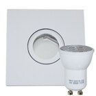 kit 6 Spot Embutir Rente Orientável + 6 Led 3w Gu10 Mini Mr11