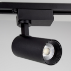 Kit 6 Spot Longo Led Mr16 Para Trilho Eletrificado Preto 3000