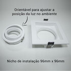 kit 6 Spot Recuado Embutir Conecta Bella Iluminação Gu10 Mr16