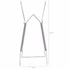 Kit 6 Suportes Mola Aramado Pendurar Pratos Até 30cm Parede