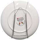 Kit 6 Suportes Mola Aramado Pendurar Pratos Até 30cm Parede