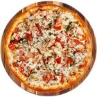 Kit 6 Tábuas Servir Pizza Em Madeira 35cm Petiscos Frios Rest