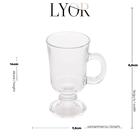 Kit 6 Taça Cappuccino Chocolate Café Irish Coffe 220ml Lyor