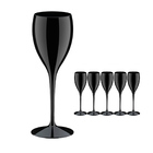 Kit 6 Taças Acrílico Espumante 260ml Degustação Champagne Pre