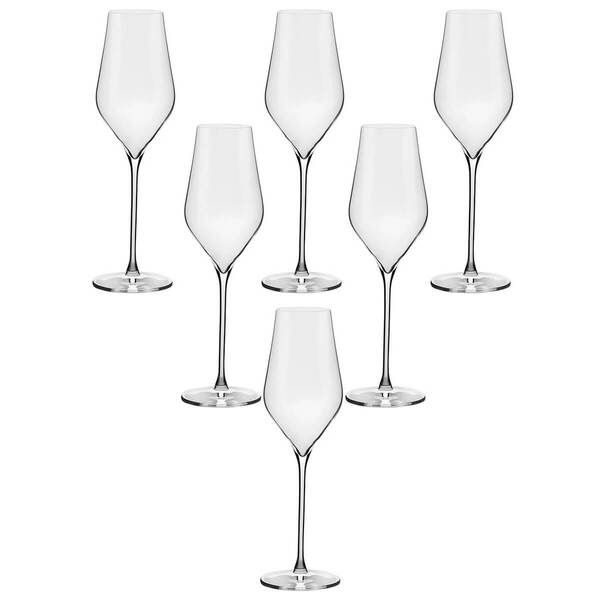 Kit 6 Taças De Cristal Espumante 310ml Classic Dandy Oxford