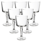 Kit 6 Taças De Vidro Transparente Versailles 260ml