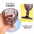 Kit 6 Taças De Vinho De Vidro - Conjunto Marsala