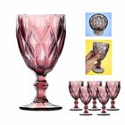 Kit 6 Taças De Vinho De Vidro - Conjunto Marsala