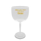 Kit 6 Taças Gin Brancas Personalizadas Metas Para 2021