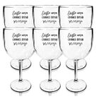 Kit 6 Taças Gin Personalizadas Para Live - Tema Cerveja