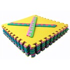 Kit 6 Tapetes Tatame Eva Infantil 60x60 10mm Colorido