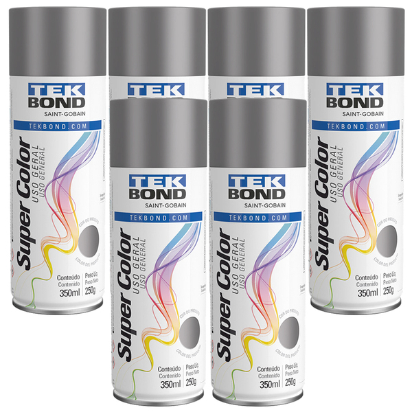 Kit 6 Tinta Spray Uso Geral Grafite 350ml | Leroy Merlin
