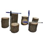 Kit 6 Toquinhos De Madeira Rústica Arte E Decor. Veja Descr.