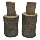 Kit 6 Toquinhos De Madeira Rústica Arte E Decor. Veja Descr.