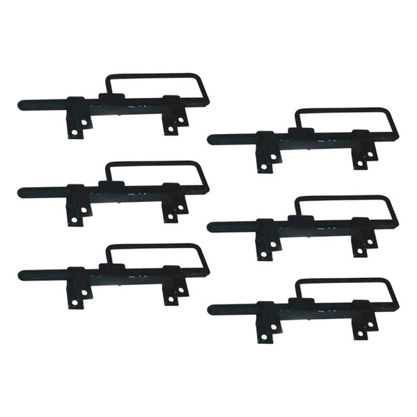 Kit 6 Trincos Cavalo Com Alça Portão Porteira Em Aço 370mm