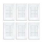 Kit 6 Un. Interruptor 3 Teclas Com Placa 4x2 Fame Evidence