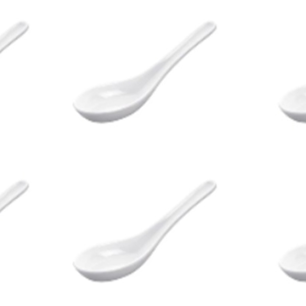 Kit 6 Unidades Colher Molheira Em Melamina Premium 12cm Para