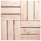 Kit 6 Unidades Decks De Madeira Modular 30x30 Cm Sacada E Var