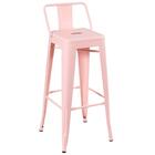 Kit - 6 X Banquetas Altas Iron Tolix Com Encosto - Industrial