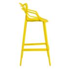 Kit - 6 X Banquetas Altas Masters Allegra - Amarelo