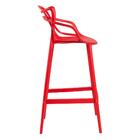 Kit - 6 X Banquetas Altas Masters Allegra - Vermelho