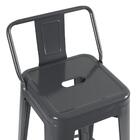 Kit - 6 X Banquetas Iron Tolix Com Encosto - 61 Cm - Industri