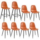 Kit - 6 X Cadeiras + 2 Banquetas Altas Estofadas Montana - Ca