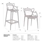 Kit - 6 X Cadeiras + 4 X Banquetas Altas Masters Allegra - Fe