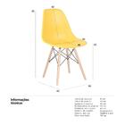 Kit - 6 X Cadeiras Charles Eames Eiffel Dsw - Base De Madeira