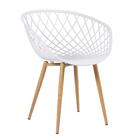 Kit - 6 X Cadeiras Clarice Nest Com Apoio De Braços - Sidera