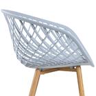 Kit - 6 X Cadeiras Clarice Nest Com Apoio De Braços - Sidera