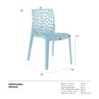 Kit - 6 X Cadeiras Gruvyer - Turquesa