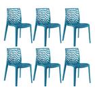 Kit - 6 X Cadeiras Gruvyer - Turquesa