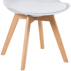 Kit - 6 X Cadeiras Leda - Branco