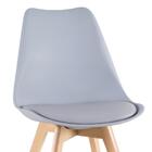 Kit - 6 X Cadeiras Leda - Cinza Claro