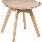 Kit - 6 X Cadeiras Leda - Nude