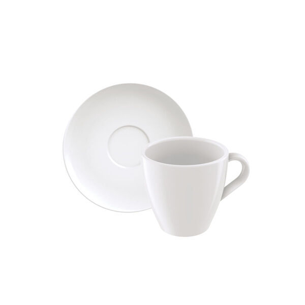 Kit 6 Xícaras De Capuccino Com Pires Tramontina Paola Em Porc