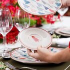 Kit 6 Xícaras Natal Pinheiro Oxford Cerâmica 200 Ml