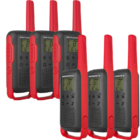 Kit 6x Rádio Comunicador Motorola T210br 32km Ht Talkabout