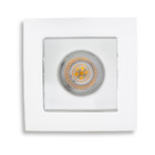 KIT 6X Spot Embutir Recuado Flat Direcionável Gu10 P/ Par16 S