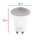 kit 6x Spot Embutir Recuado Flat Orientável + Led Mr11 3w bra