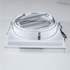 Kit 6x Spot Embutir Recuado Orientável P/ Lâmpada Ar111 Gu10