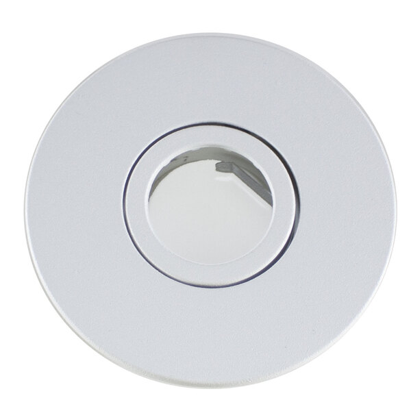 Kit 6X Spot embutir rente redondo orientável alumínio p/ Lâmp