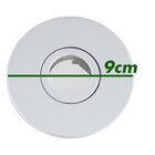 Kit 6X Spot embutir rente redondo orientável alumínio p/ Lâmp