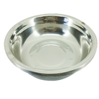 Kit 6x Tigela Redonda Cumbuca Em Aço Inox 23cm