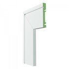 Kit 7,2m Linear Guarnição Mdf 1003 15mmx10cm Branco